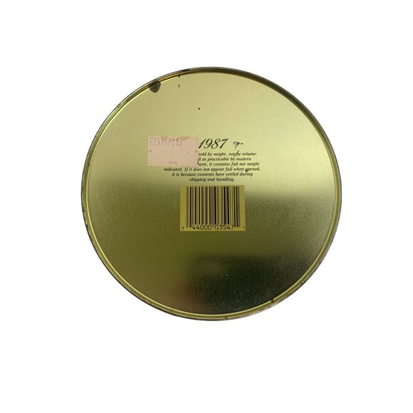 1987 Nabisco Wheat Thins Limited Edition Yellow Tin 13oz Vintage Snack Can Empty - Picture 6 of 9